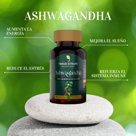 ASHWAGANDHA-EQUILIBRA TU CUERPO Y MENTE